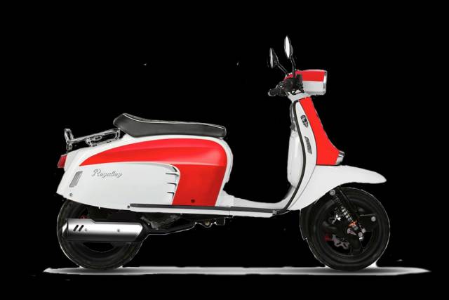 Royal Alloy GT125 Scooter Petrol Red